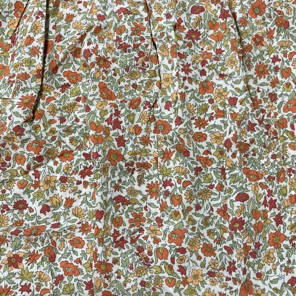 Cynthia Rowley Smocked Ruffled Blouse with Leg O’Mutton Sleeves | Ren Faire - Picture 14 of 14